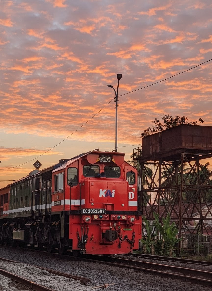 kereta api bara tarahan