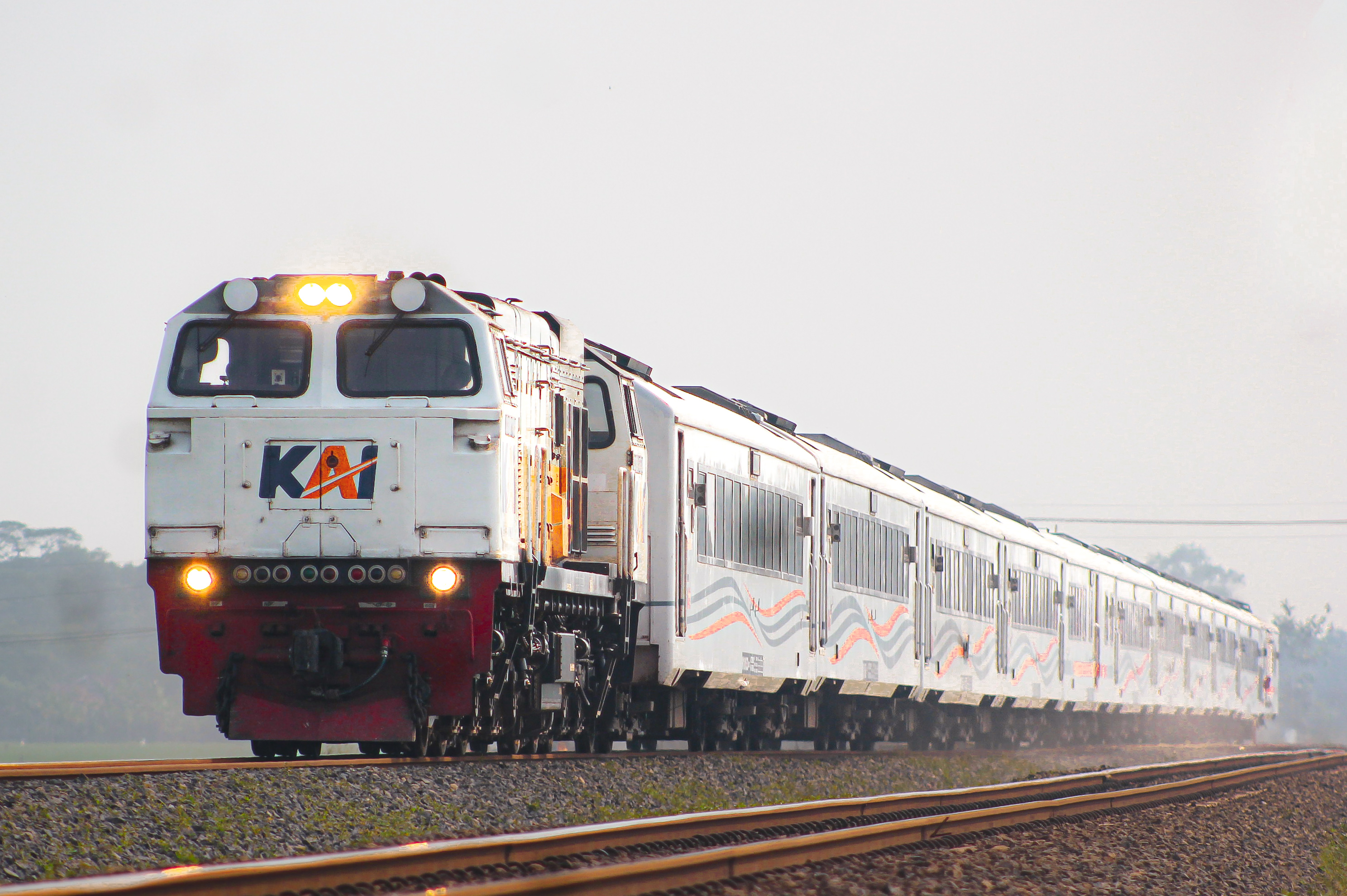 KA Purwojaya melesat cepat menuju Cilacap