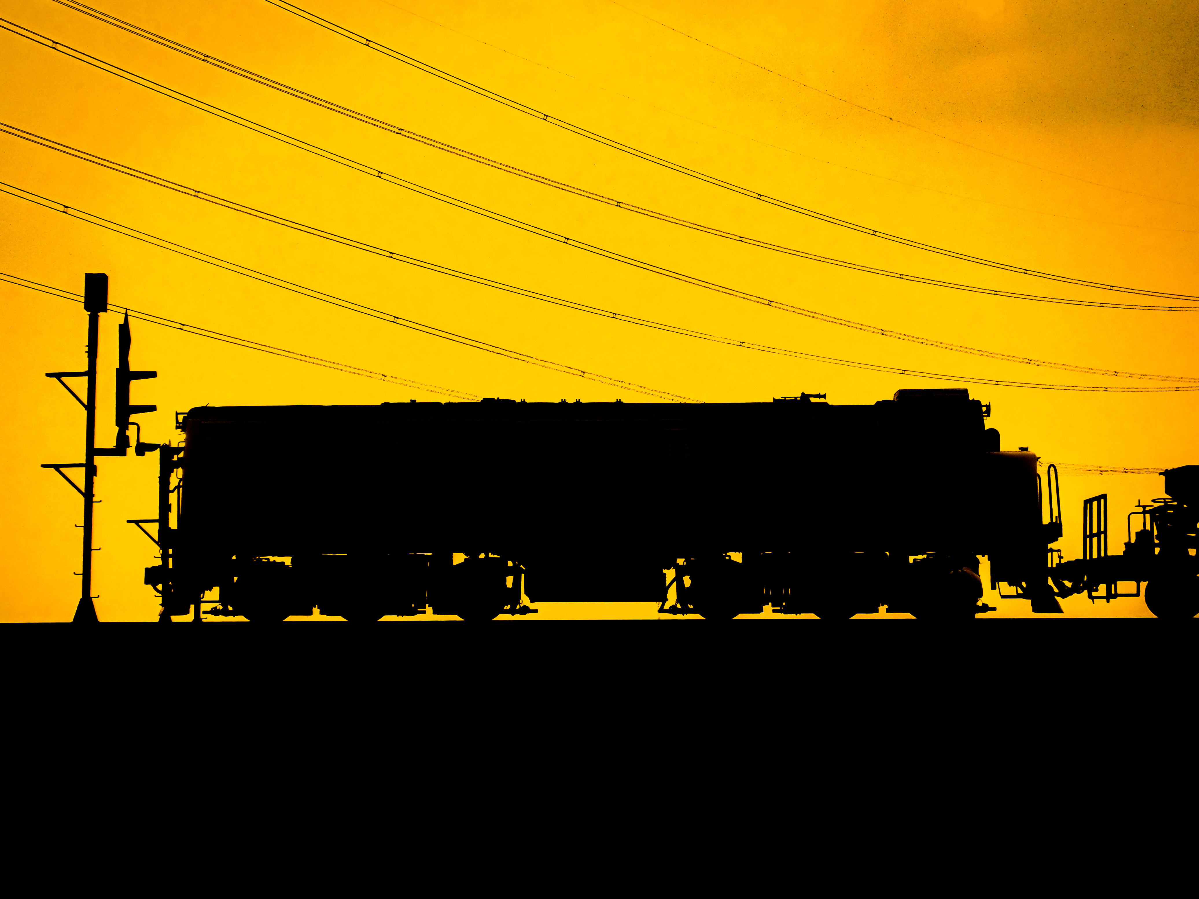 Siluet lokomotif CC 201