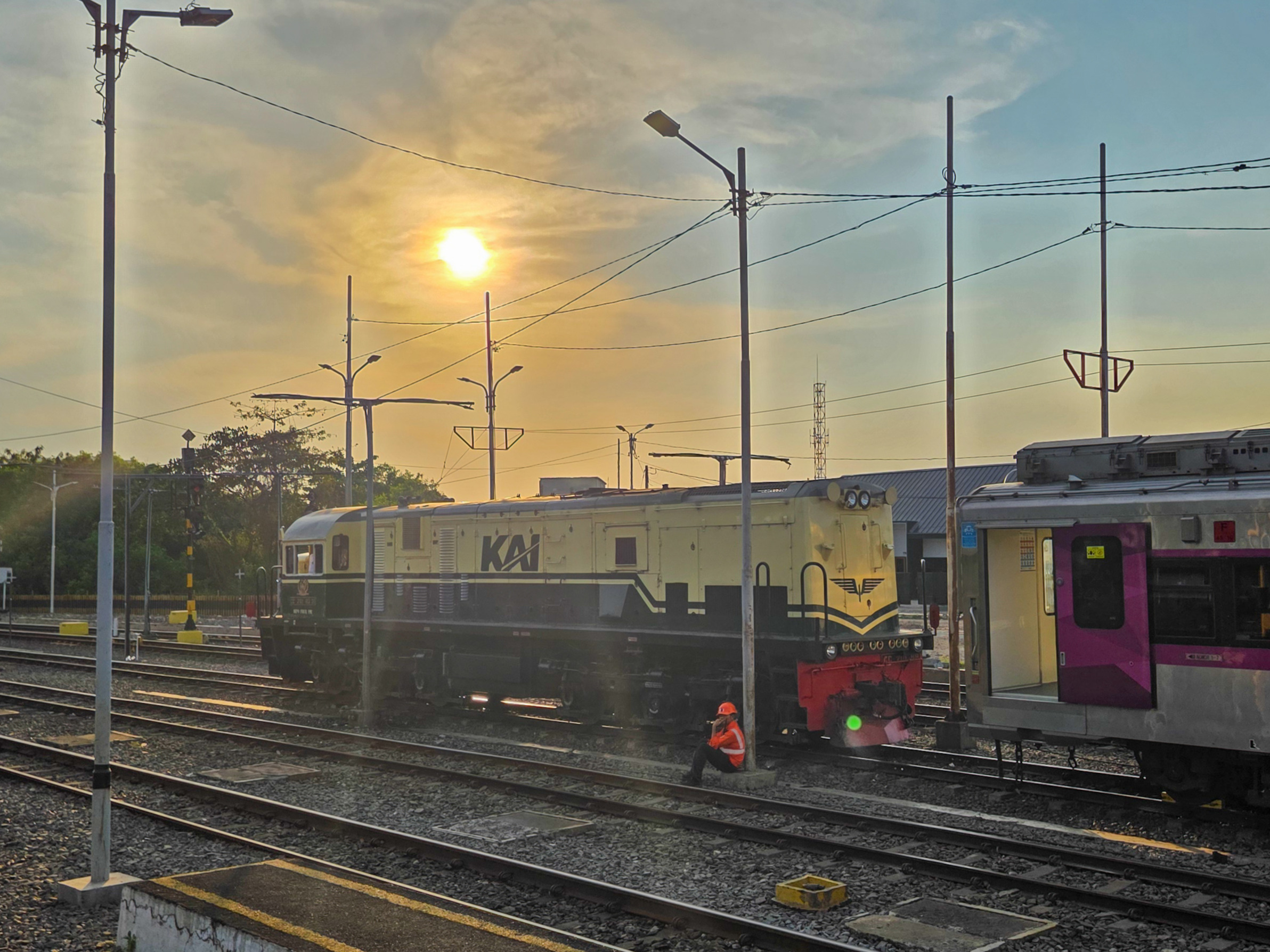 Lokomotif Vintage sebagai loko langsir SBI