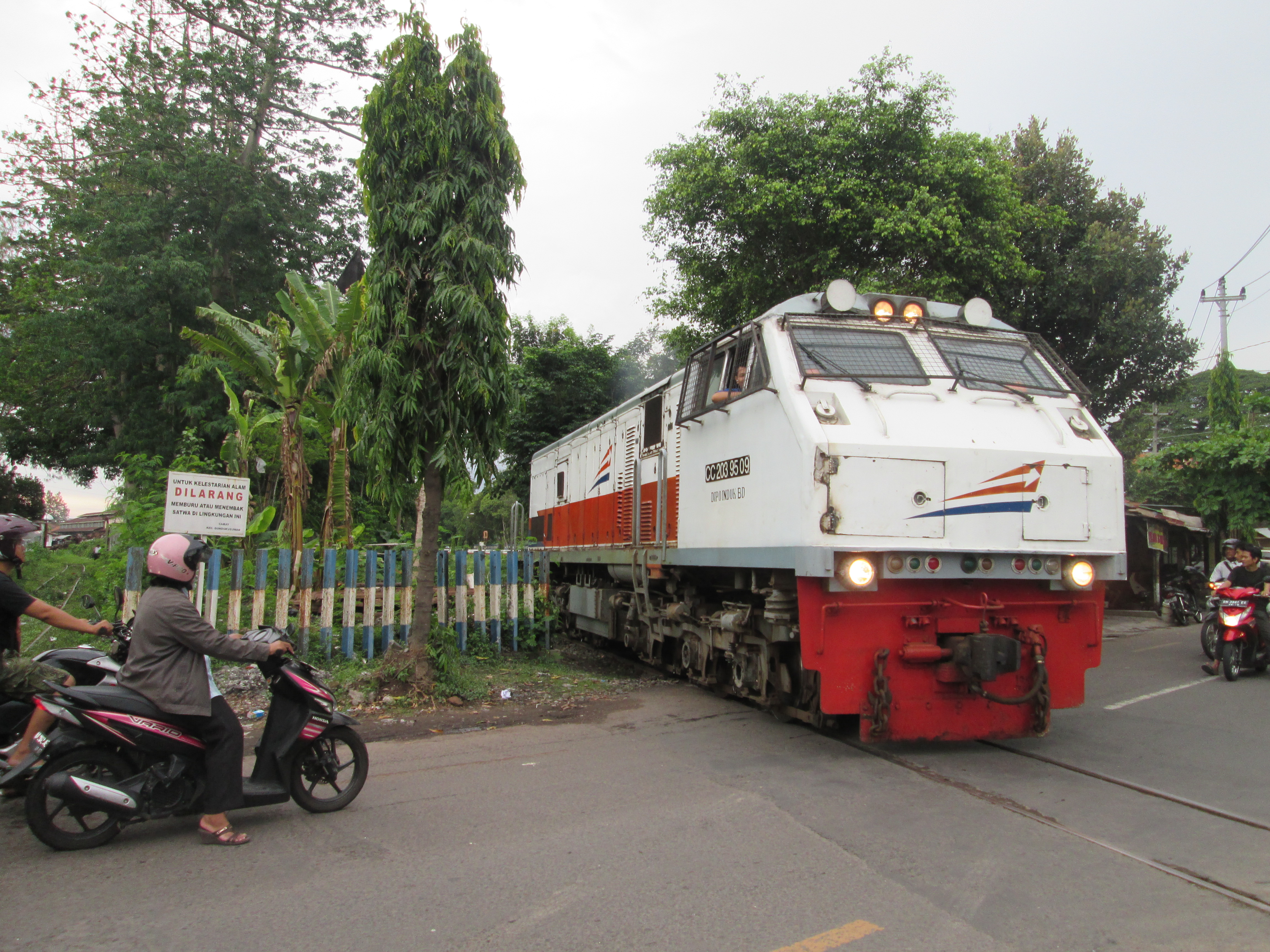 Lokomotif CC 203 95 09  di Depo Induk PWT - Purwokerto