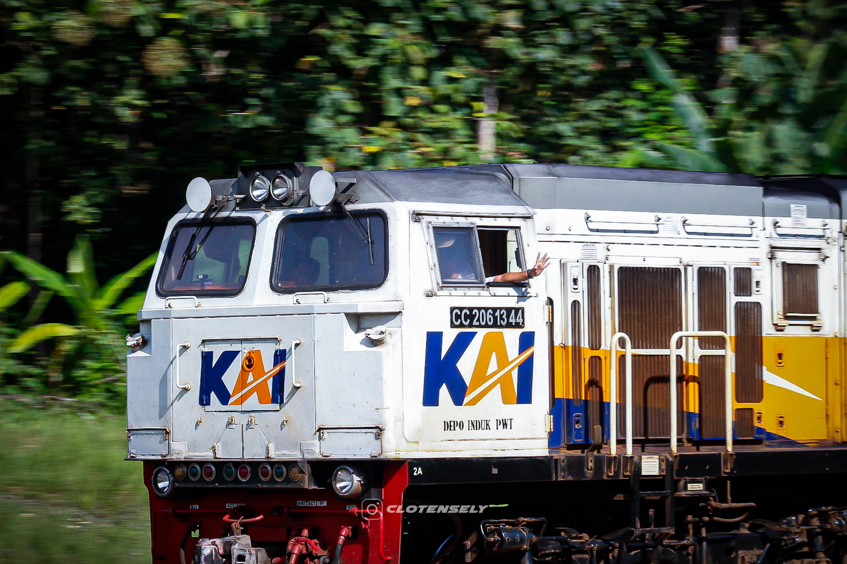 CC 206 13 44 - Depo PWT Lokomotif CC 206 13 44  di Depo Induk PWT - Purwokerto