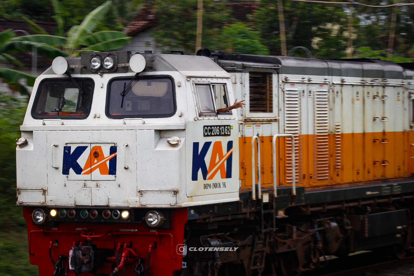 CC 206 13 62 - Depo YK Lokomotif CC 206 13 62  di Depo Induk YK - Yogyakarta