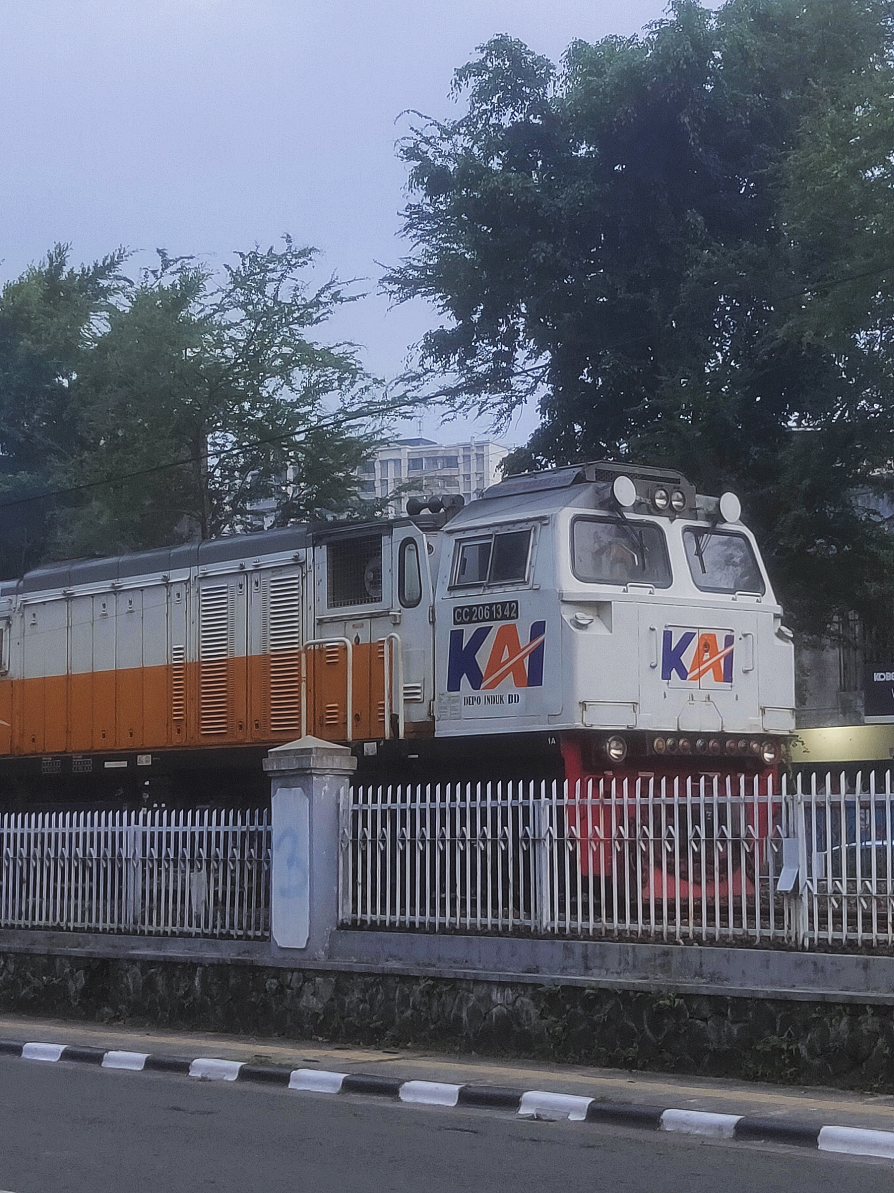 Lokomotif di Stasiun Bandung