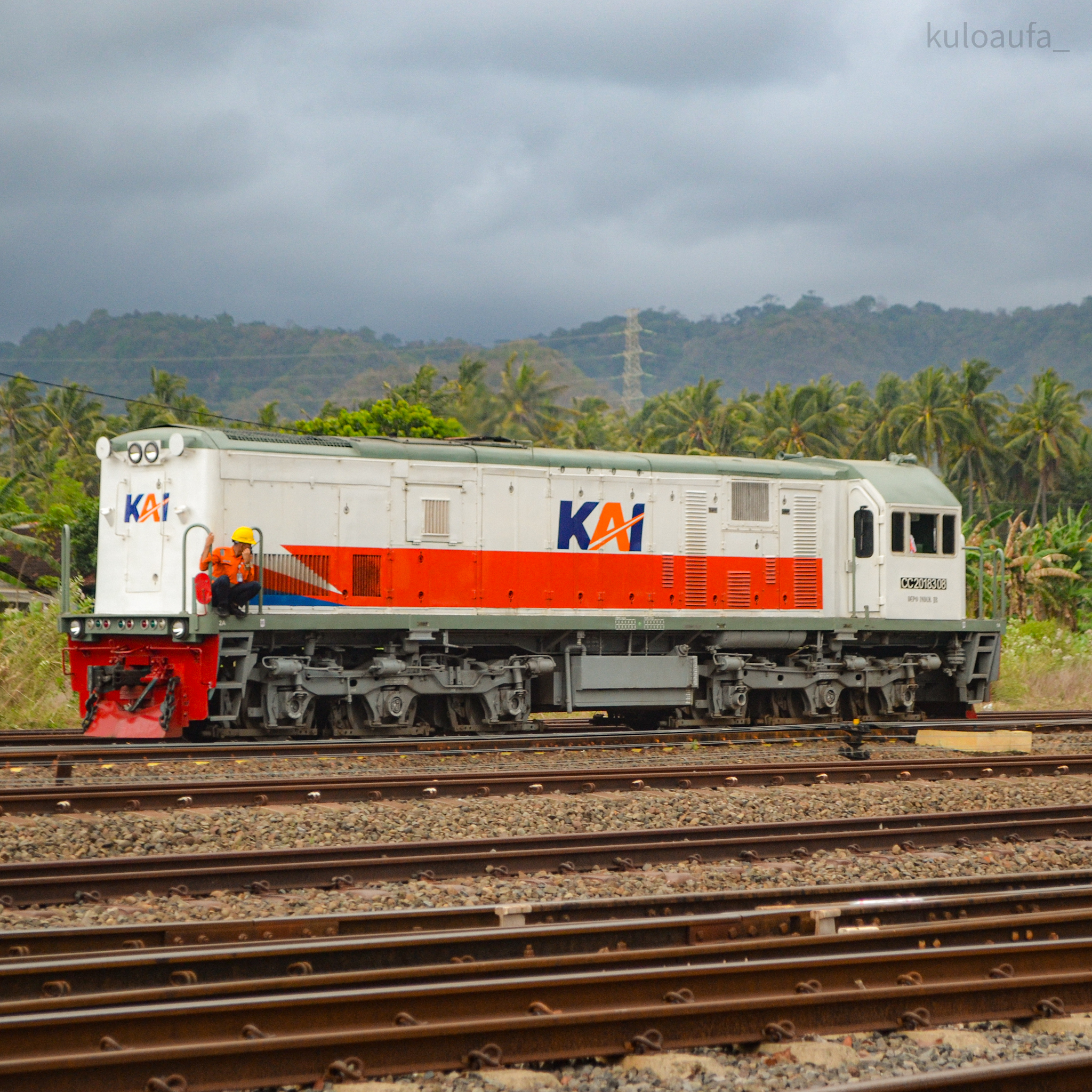 CC 201 83 08 - Depo JR Lokomotif CC 201 83 08 di Depo Induk JR - Jember