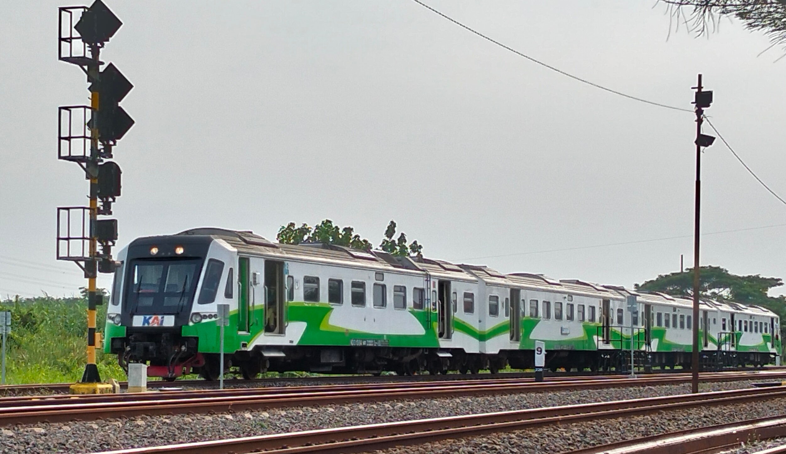K3 3 13 01-04 SDT di Stasiun Kandangan