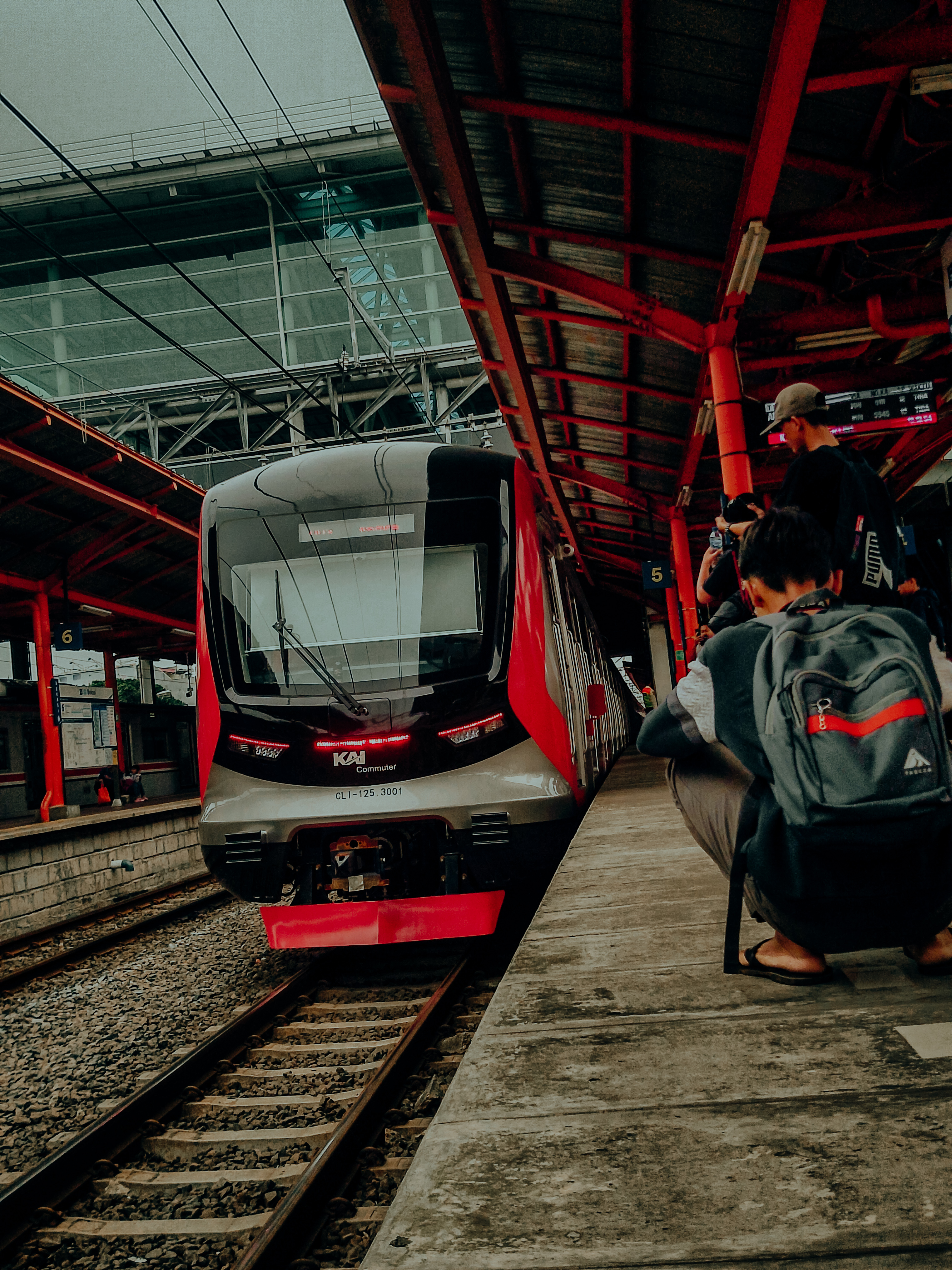 CRRC di stasiun Bekasi