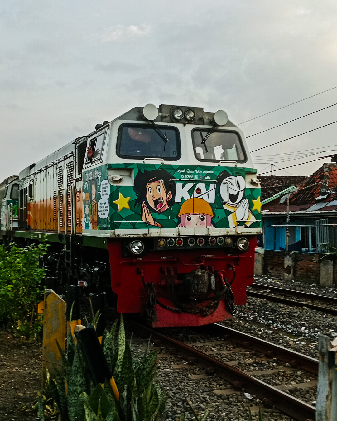 Lokomotif CC 206 13 89  di Depo Induk CPN - Jakarta